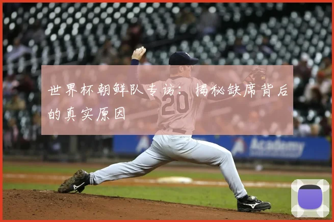 世界杯朝鲜队专访：揭秘缺席背后的真实原因